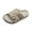 Beige, variant on Dual Buckle Adjustable Slide Sandals for Women, Adjustable Double Strap With Arch Support | Memory Foam Footbed & Non-Slip Sole | Lightweight Suede-Look for Beach, Outdoor, Party, Beige 5