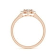 thumbnail image 2 of ANGARA Natural Composite Diamond Halo Ring with Milgrain in 14K Rose Gold for Women (Size-3mm| Color-I-J| Clarity-I1-I2) | April Birthstone, Anniversary, Jewelry Gift for Women | Natural Diamond Ring, 2 of 9