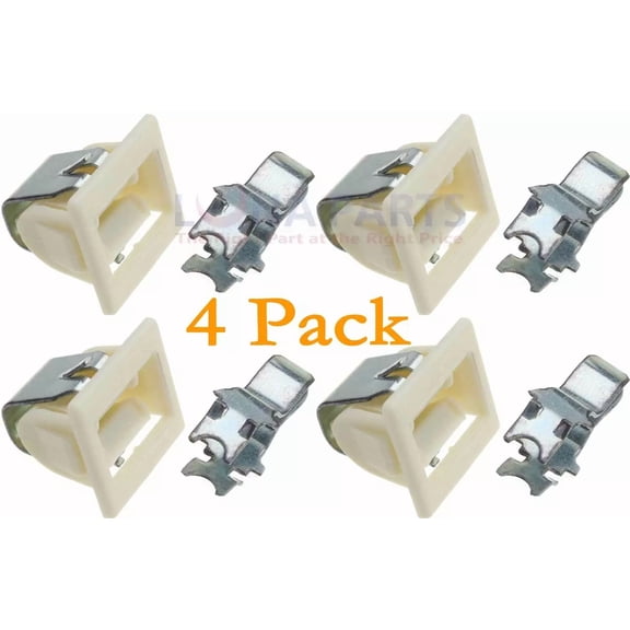 4 Pack Frigidaire Dryer Door Latch Kit F65897 F141736000 F141736-000 5303211430