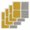 Yellow, variant on Sage Green Kitchen Dish Towels for Drying Dishes Set of 3, Modern Painting Farmhouse Striped Abstract Art Waffle Weave Microfiber Hand Tea Bathroom Towels Quick Dry & Absorbent Towel 15.7x23.6