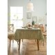 thumbnail image 4 of Green Table Covers, 140*180cm, Rectangular, Cotton Linen Flower Branches Printed Table Cloth Party Decorations, 4 of 5