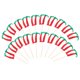 thumbnail image 1 of Injueey Paquete de 20 adornos de pastel de Navidad, decoración de cupcakes con purpurina, banquete de frutas, Baby Shower, boda, postre, suministros Kits de decoración para fiestas Piernas abiertas Injueey HA010048-02, 1 of 6