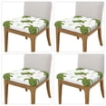 thumbnail image 2 of Gukieu Cute Turtle Print Square Cushion Cover, Elastic Strap Chair Protector, Suitable for Family Restaurant, Hotel Banquet Decorations-Four Pieces, 2 of 7