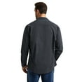 thumbnail image 5 of Mens Corduroy Shirts Casual Long Sleeve Button Down Shirt Jacket Lightweight with Flap Pockets Grey, 5 of 8
