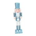 thumbnail image 3 of jifeng Christmas Nutcracker Figurine Christmas Decor Tabletop Handmade Statue Christmas B, 3 of 9