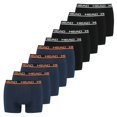 thumbnail image 1 of HEAD Calzoncillos bóxer para hombre, paquete de 10 - Calzoncillos bóxer básicos ECOM, algodón elástico Negro/Azul oscuro 2XL (XX-Large), 1 of 5