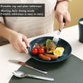 thumbnail image 3 of ReaNea Camping Utensils, Stainless Steel Portable Travel Silverware Set with Reusable Bowls ,Mug and Plate, Camping Mess Kit for 1 Person, 3 of 7