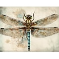 thumbnail image 2 of Winged Wonders - Dragon Fly Canvas Wall Art, 2 of 2