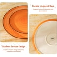 thumbnail image 3 of Dinner Plates, 10 Inch Round Porcelain Plates, Dish Set for Lunch, Party, Wedding, Restaurant, Microwave, Oven, Dishwasher Safe Plates Set of 6, Hot Assorted Colors, 3 of 7