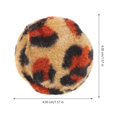 thumbnail image 3 of Lot de 10 Balles Rondes Motif Léopard pour Chat, Jouet pour Intérieur, Propriétaires d'Animaux, 3 of 8