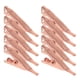 thumbnail image 1 of 10 pinzas de cocodrilo metálicas: abrazaderas de resorte de tamaño pequeño para conexiones eléctricas temporales, ideales para soldar y probar cables., 1 of 8