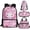Axolotl Pink Cherry Blossom, variant on Jeiento Tractor Backpack for School Boys 4th 5th Grade Elementary Bookbag Kids Girls School Bag with Lunch Box Pencil Case Bottle Holder Set 4Pcs Middle Student Backpacks Travel Rucksacks Green