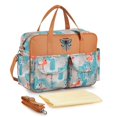 thumbnail image 1 of Bolso para mamá de moda para mujeres embarazadas, bolsa de pañales impermeable, bolsa de viaje de Mensajero de gran capacidad, bolsa de cochecito multifuncional, 2022, 1 of 4