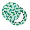 thumbnail image 7 of Uemuo Green Sea Turtle Pattern Round Bar Stool Seat Covers Washable Stool Cushion Slipcover Elastic Bar Chair Covers-, 7 of 7