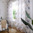 thumbnail image 3 of Window Curtain, Elegant Style Breathable Bright Color Voile, Durable No Pilling Office For Home, 3 of 8