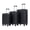 Black, variant on Alvantor 3Pcs Luggage Set, ABS Hardside Spinner Suitcase with Combination Lock, 20/24/28 Inch, Wine Red