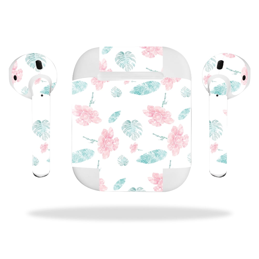 Skin Decal Wrap for Apple AirPods Blue Petals - Walmart ...