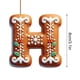 thumbnail image 2 of Adorno de Navidad con 26 letras, 8CM H, Característica: Adorno colgante del árbol de Navidad con 26 letras, Adornos de Navidad personalizados DIY, Decoración de Navidad, Decoración para colgar en el á, 2 of 5