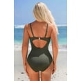thumbnail image 4 of Alove Women Spaghetti Strap V Collar Bathing Suit One Piece Swimsuit Sexy Monokini Swimwear S-XL, 4 of 7