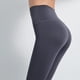 thumbnail image 4 of Pantalones de yoga elásticos Pantalones deportivos delgados Levantamiento de cadera de cintura alta, Gris, S seitruly AP1024-09B, 4 of 7