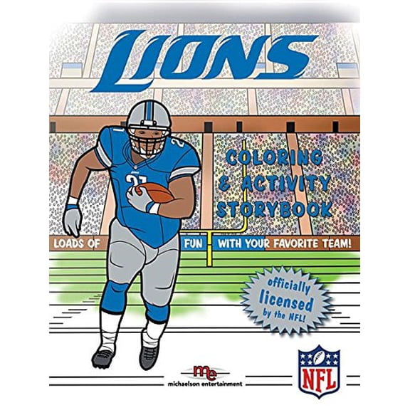 Pre-Owned Detroit Lions Coloring & Activ, (Paperback)