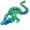 B, variant on 60cm Large 3D Printed Dragon Statue, Abstract Desktop Decor for Home Office