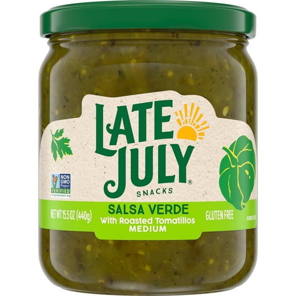 Late July Organic Salsa Verde Medium - 15.5 oz Pack of 3