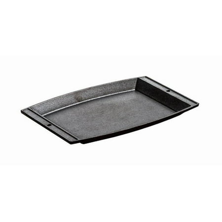 Lodge Small Chef’s Platter, Rectangular Griddle Seasoned Cast Iron, LSCP3