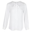 thumbnail image 1 of Moda mujer señoras gasa casual camisa de manga larga blusa tops SG Sunnimix Camisa de gasa, 1 of 8