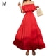 thumbnail image 1 of Vestido de vacaciones Vestido largo informal de playa con hombros descubiertos y hombros descubiertos, Rojo, M Methold AP001405-10B, 1 of 7