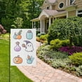 thumbnail image 2 of Yayeee Garden Flag 28" x 40" Double Sided Outdoor Yard Lawn Holiday Decorations, White Halloween Ghost, 2 of 6