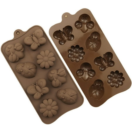 

JUNTEX 2 PCS Chocolate Moulds Kitchen Bakeware Creative Baking Gadgets Cake Baking Tool