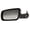 Paint to match, variant on For Ford Five Hundred 2005 2006 2007 Door Mirror Driver Side | Power Glass | Heated | Manual Folding | Black Base | Chrome Cover | Non-Towing | w/Puddle Light | w/Memory | For FO1320376 | 6G1Z17683C