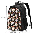 thumbnail image 5 of Daiia Cute Dog Panda Pattern USB Charging Backpack for Men and Women, Anti-Theft Backpack,Travel Backpack,School Backpack,College Backpack,Laptop Backpack, 5 of 7