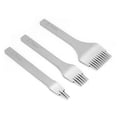 thumbnail image 3 of Leather Craft Kits, Leather Chisel, 2.7mm/3.0mm/3.38mm/3.85mm Punch Cutter Set, For Wallet Belt, 3 of 8