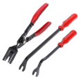 thumbnail image 1 of 3pcs Steel Car Door Panel Clips Pliers Repair Tool Kit Disassembly Tool Set (light Pliers + 6 Inches Screw Opener, 1 of 3