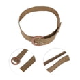thumbnail image 4 of Unique Bargains 1 Pc Adjustable Waist Belt Braided Design Waist Cord Khaki, 4 of 5