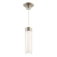 thumbnail image 4 of PD-240212-CS-BN WAC Limited Twist-N-Lite - 13W 1 LED Cylinder Mini Pendant-12 Inch Tall and 5 Inch Wide-Brushed Nickel Finish, 4 of 4