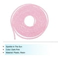thumbnail image 3 of Uxcell 5 Yard 7mm Glitter Sequins Rope Sequins Rhinestone Tube Cord for DIY Clothing Jewelry Pink, 3 of 5