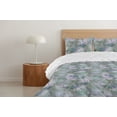 thumbnail image 4 of Ambesonne Roses Down Alternative Quilt Comforter, Blurry Garden Flowers Print, Twin, Mint Green Lilac and Grey, 4 of 5