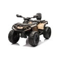 thumbnail image 1 of Licensed 24V Can Am Outlander Kids Ride on ATV, Rubber Tires, Leather Seat, 1 of 5