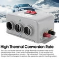 WENXUAN Car Heater 800W 12V/24VDC Heating Fan Defogger Defroster