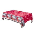 thumbnail image 1 of ZheElen Decorative Christmas Tablecloths Cartoon Xmas Home Party Decorations Festival Table Cover, 1 of 9