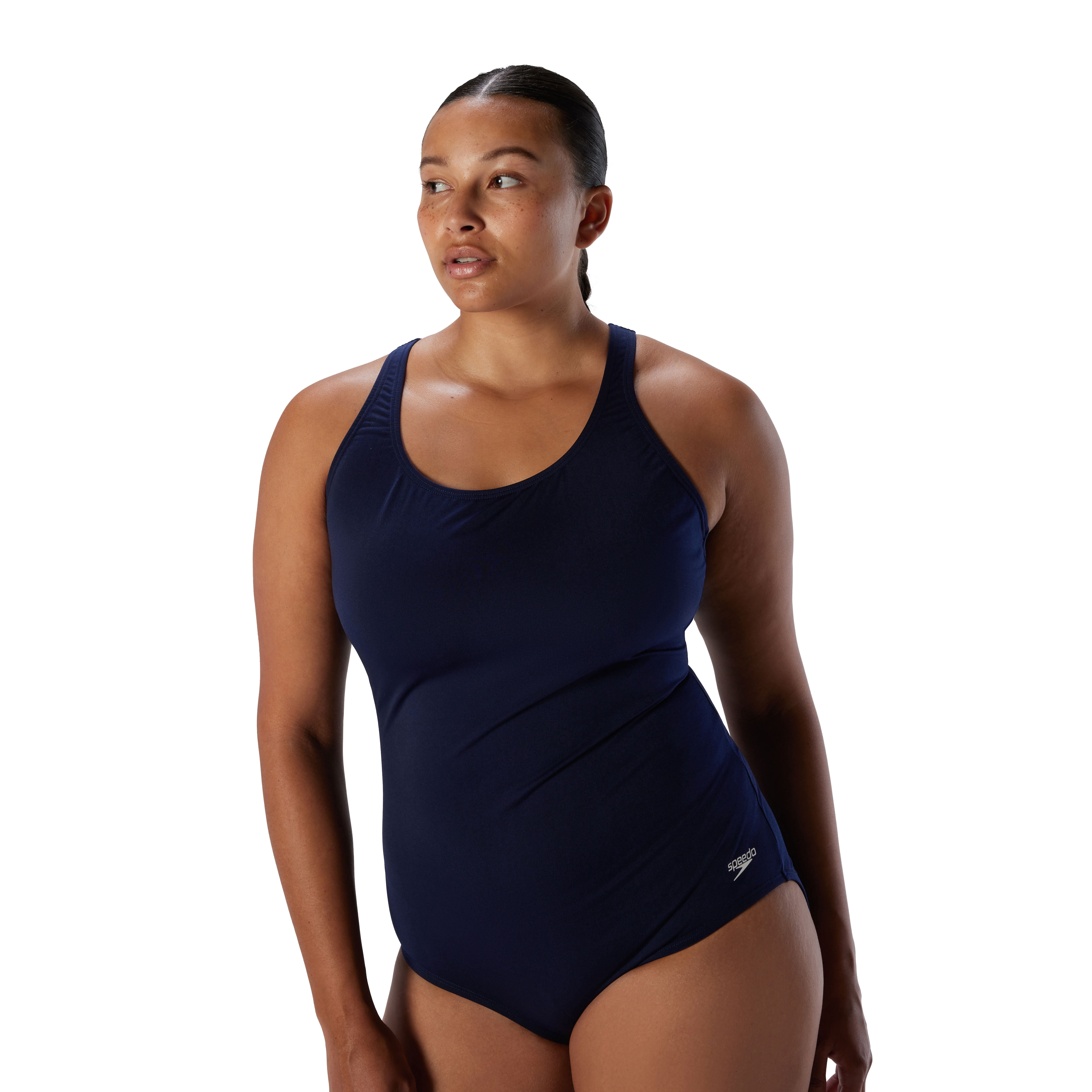 Speedo Wome's Contemporary Ultraback One Piece Swimsuit - Medieval Blue, 8