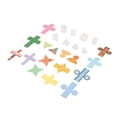 thumbnail image 4 of 8Pcs Clear Geometric Models with Folding Geometric Card Paper Educational 3D Shapes Transparent Geometric Models with Removable Lids, 4 of 22