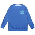 thumbnail image 4 of PMVFHDE Liquidation Chandails en Molleton pour Enfants Mode Décontractée Imprimé à Manches Longues Chandail à Capuchon Top Bleu,140, 4 of 7