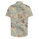 thumbnail image 3 of Camisas de Manga Corta de los Hombres Casual Hoja Impresión Solapa Superior, Mezcla de Poliéster/Spandex de la Moda para la Fiesta Y la Playa, 3 of 5