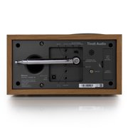 Tivoli Audio Model Three AM/FM Bluetooth Clock Radio with USB Charging Ports (Metallic Taupe/Cherry)