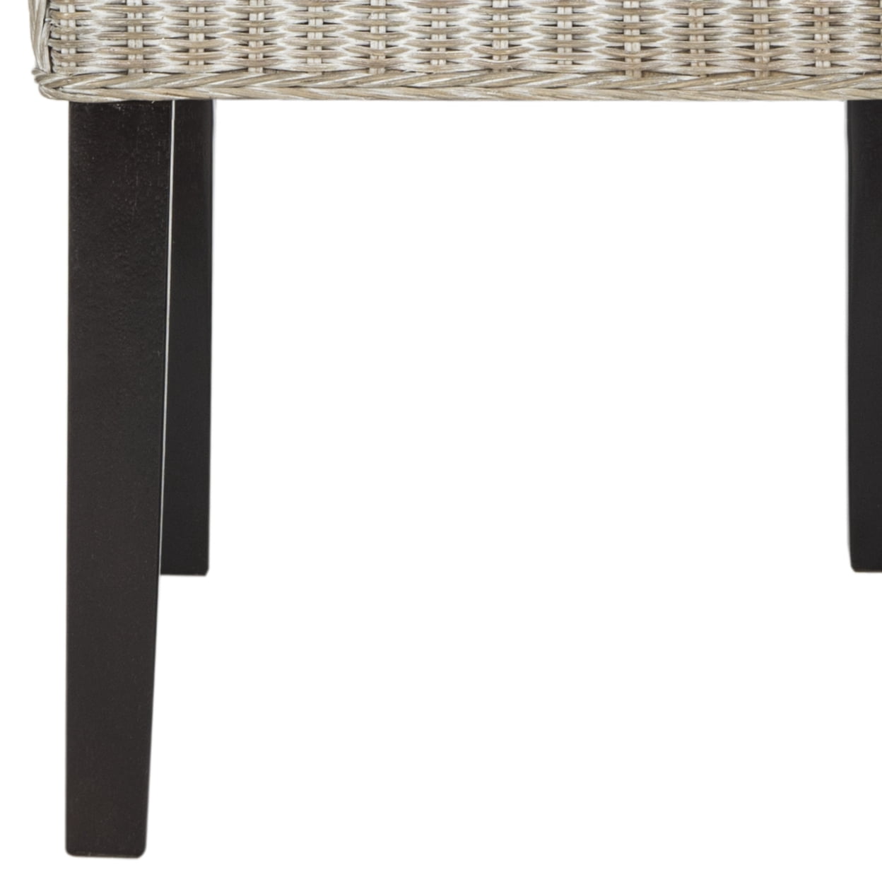 SAFAVIEH Odette 19''H Wicker Dining Chair Antique/ Grey