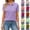 30# Light Purple, variant on Polo Shirts for Women Summer Casual Button Placket Short Sleeve Shirts Textured Collared Golf Shirts Tops with Pocket Light Gray XL